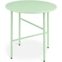 bomoe Beistelltisch Beistelltisch Outdoor Gartentisch Rund Ø 44 cm Finn, Mint, Wohnzimmer Couchtisch Leicht In- & Outdoor Balkon Tisch Terrasse