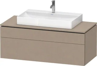 Duravit L-Cube Konsolenwaschtischunterbau wandhängend Leinen Matt 1220x550x482 mm - LC4882075750000 LC4882075750000