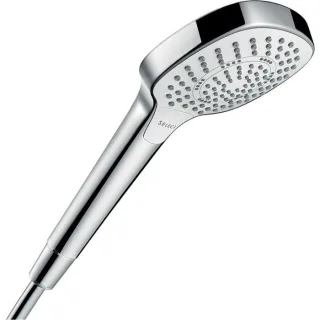 hansgrohe Croma Select E Multi Handbrause 26811400 weiss chrom, EcoSmart, DN15, Brausekopf Ø110mm