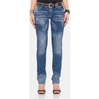 Cipo & Baxx Slim-fit-Jeans Jeans mit 5-Pocket-Look, WD-364