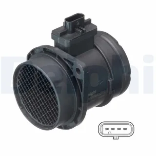 Delphi Luftmassenmesser Seat Ibiza Skoda Fabia Roomster VW Polo