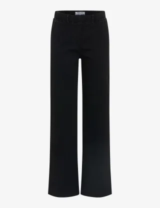 Raphaela by Brax Damen Marlenehose Style PAM FLARED BLACK, denim schwarz, Gr. 34