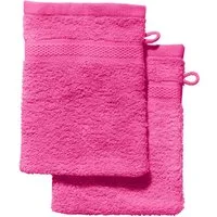 REDBEST Waschhandschuh Waschhandschuh "Chicago" 2er-Pack, Frottier, Walk-Frottier Uni