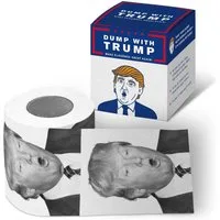 Goods+Gadgets Papierdekoration GOODS+GADGETS Donald Trump Klopapier – Fun Toilettenpapier Geschenk, Toilettenpapier Fun Artikel Geschenk