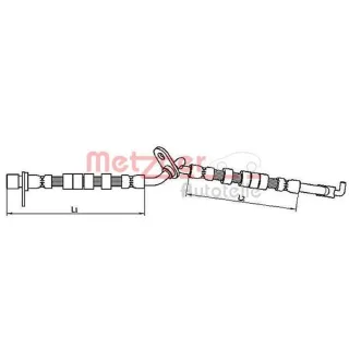 Metzger Bremsschlauch vorne links Mazda 6 GG GY 4110708