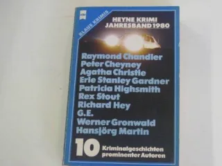 Heyne Krimi Jahresband 1980. 10 Kriminalgeschichten porminenter internationaler Autoren. Blaue Krimis-Heyne Buch 1919