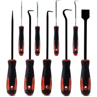 CCLIFE Demontagewerkzeug 9 tlg Nadel & Haken Schaber Montagehaken Dichtung Demontage Werkzeug , B: 26 cm, L: 32 cm