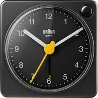 Braun Tischuhr Braun Uhren BC02XB Quarzwecker Lichtfunktion Uhren/Wecker Schwarz