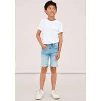 Name It Jeansshorts NKMSILAS SLIM DNM L SHORT Baumwollmischung, Stretch, Umschlagsaum