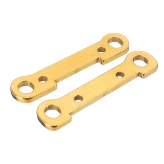2PCS Wltoys 124017 124019 1/12 RC Car Spare Metal Front/Rear Swing Arm Reinforce Plate 1834 1835 Vehicles Model Parts