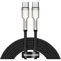 Baseus CATJK-D01 USB-Ladegerät (5000 mA, Einzelartikel, Einzelartikel, USB-C Kabel 100 W, 5 A, 2 m, PD/QC/SCP, geflochten, Zinkgehäuse)