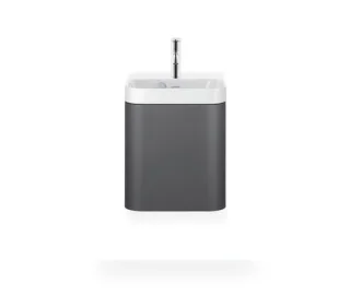 Duravit Happy D.2 Plus c-shaped Set wandhängend Graphit 400x360x480 mm - HP4340O80800000 HP4340O80800000