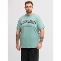 Jack & Jones PlusSize T-Shirt JJECALEB VARSITY TEE SS O-NECK NOOS PLS mit Logobranding