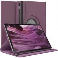 EAZY CASE Tablet-Hülle Rotation Case für Samsung Galaxy Tab S7 FE / 5G 12,4 Zoll, Tablet-Hülle Bookstyle Case Fullcover Schutz Tasche Stehfunktion Lila