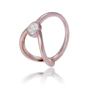 Orphelia Damen-Ring Sterling-Silber 925, Rosé, ZR-7439