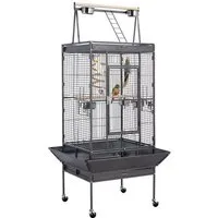 Yaheetech Vogelkäfig, Vogelvoliere Vogelbauer Vogelhaus 81 x 76 x 174 cm