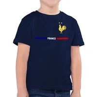 Shirtracer T-Shirt Frankreich Trikot Wappen, France mit Stolz, Französisches Fan-Motiv (1-tlg) 2026 Fussball WM Fanartikel