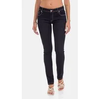 Cipo & Baxx Slim-fit-Jeans Jeans im Used-Look, WD443