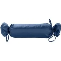 BETTWAESCHE-MIT-STIL Nackenrollenbezug Mako Satin Nackenrollen Bezug 15x40 uni einfarbig, (1 Stück)