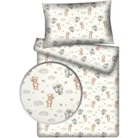 KiGATEX Kinderbettwäsche KiGATEX Set 2-teilig, 100x135 + 40x60 cm, für Mädchen + Jungen, 100% Baumwolle, weich & atmungsaktiv, waschbar bei 60°C