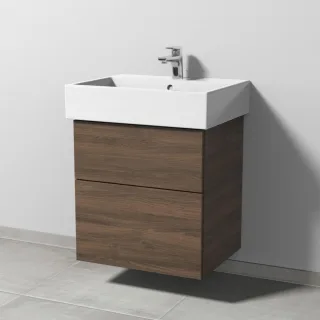 Sanipa 3way Waschtischunterbau zu Duravit Vero Air Waschtisch mit 2 Auszügen, Eiche-Arizona SM43380