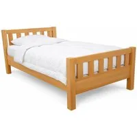 bv-vertrieb Massivholzbett Komfortbett Kernbuche 44cm Bettseitenhöhe Seniorenbett 100x200 #3320