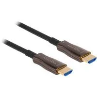Aktives Optisches HDMI Kabel 8k 60Hz schwarz, 10 Meter, mit Metallarmierung