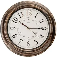 Platinet Wanduhr PZSL Wanduhr Spell 39 cm geräuschlos im Vintage Design