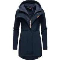 Ragwear Softshellmantel Ybela sportliche, gefütterte Outdoorjacke mit Kapuze