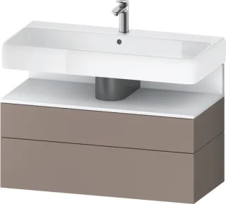 Duravit Qatego Waschtischunterbau wandhängend Basalt Matt 990x470x590 mm - QA4395018430000 QA4395018430000