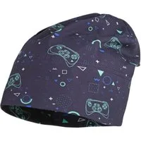 MAXIMO Jerseymütze KIDS-Beanie, Jersey bedruckt UV 50 (1-St) Baumwolljersey