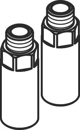 Hansgrohe Rückflußverhindererpatrone mit Feinfilter Focus Elektronik Batterie, 92297000 92297000