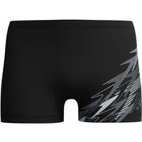 Speedo Badehose mit Plastisol-Wellengrafik, formbeständig, schnell trocknend
