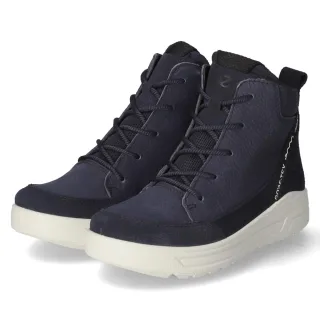 Ecco Stiefel  URBAN SNOWBOARDER - Gr. 27 - Blau - Leder & Textil