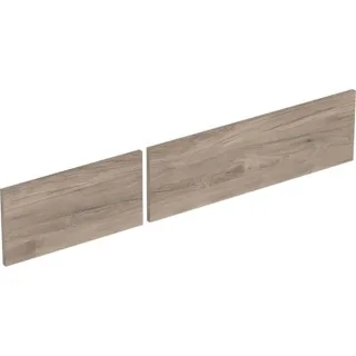 Geberit VariForm Set Schubl.-Front für Unterschrank für Waschtisch, mit 2 Schubl. B=120cm, Nussbaum, 244707001
