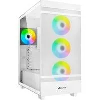 Rebel C50 RGB, Tower-Gehäuse weiß, Gehärtetes Glas