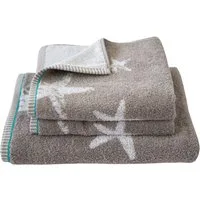 Dyckhoff Handtuch Set Maritim, Starfish, Frottier (Set, 3-St), 2 Handtücher (50x100cm), 1 Duschtuch (70x140cm)