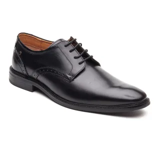 Base London Eton Schnürschuhe aus Leder für Herren in Schwarz