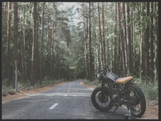 Fussmatte Motorrad 4956 | Größe: 60 cm x 45 cm