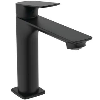 Ideal Standard Waschtisch-Armatur H120 CeralifeC Ausladung 135mm mit Push-Open Ventil BlueStart Silk BE105XG