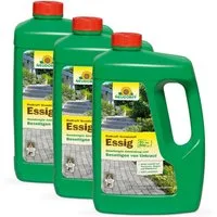 Neudorff Unkrautbekämpfungsmittel BioKraft Grundstoff Essig, 3x 3 Liter, 3000 ml
