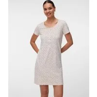 Mamalicious Umstandsnachthemd MLMIRA STAR JRS NIGHTGOWN 2F A. E. NOOS Baumwolle, enganliegend