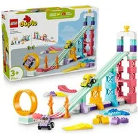 LEGO® Kreative Sprungschanzen mit kleinen Flitzern 3-in-1-Set (10478) Konstruktionsspielsteine, (111 St), LEGO DUPLO Town, Made in Europe