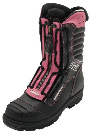 Feuerwehrstiefel | EWS | Dynamic Fire PINK | Stahlkappe | PURATEX Klimasystem | Echtleder | Größe 36-44 | Feuerwehr | Rettungsdienst Größe:EU 36 / UK 3