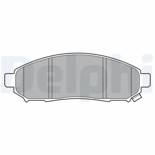 Delphi Bremsbel?ge vorne Nissan Evalia Leaf Np300 Nv200 Pathfinder 2,5