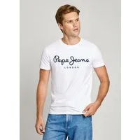 Pepe Jeans T-Shirt mit Markenprint vorne