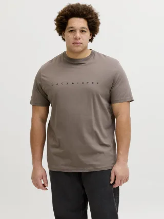 JACK&JONES - JJESTAR JJ TEE SS NOOS PLS Grau - Gr. - 4XL