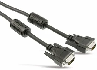 VGA-Anschlusskabel, Stecker/Stecker, 10 m, schwarz