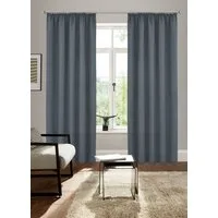 Bruno Banani Vorhang Lagan (2 St), Kräuselband, blickdicht, Polyester, 2-er Set, gewebt, Microfaser, versch. Größen, einfarbig, Bestseller