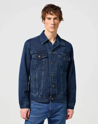 Wrangler - AUTHENTIC JACKET COALBLUE STONE
